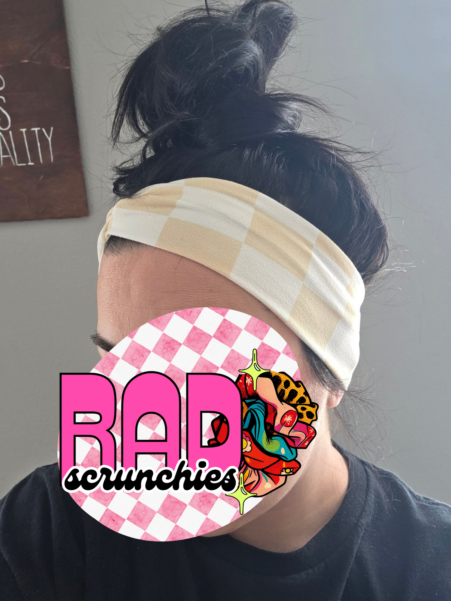 Checkered Headbands