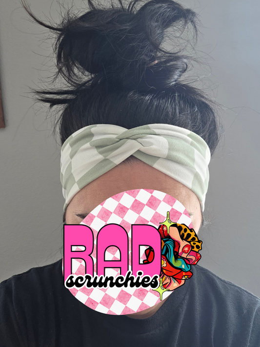 Checkered Headbands