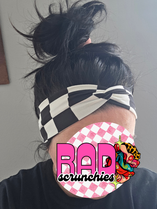 Checkered Headbands